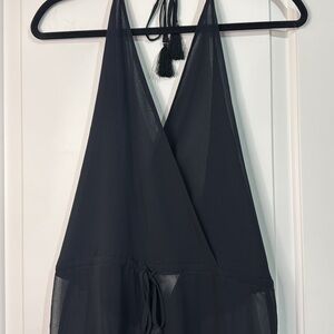 Michael Kors Beach Sheer Black Cover up Bikini Women’s size XS